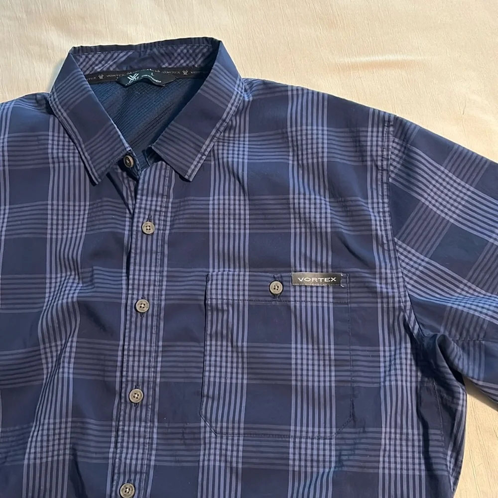 Vortex Optics Shirt Men’s Size L Blue Fast Twitch - Picture 3 of 5
